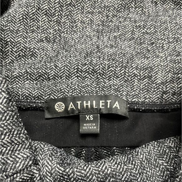 Athleta Energy Power Up Cropped Split Legging Space Dye Grey Size XS - Picture 5 of 7